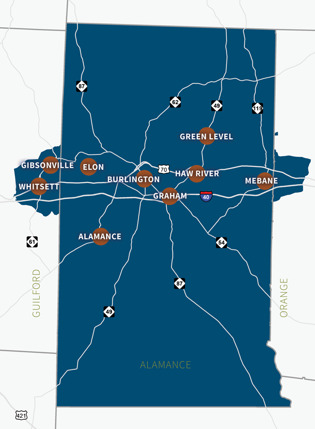 Burlington-Graham Metropolitan Planning Area Map Burlington-Graham Metropolitan Planning Area Map